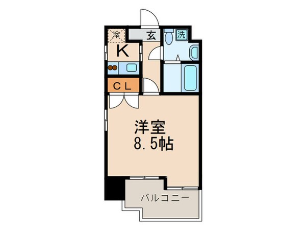 エミリエ博多の物件間取画像